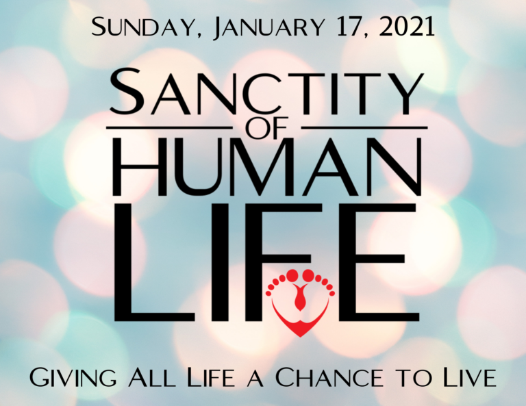 Package 1 Sanctity of Life Sunday